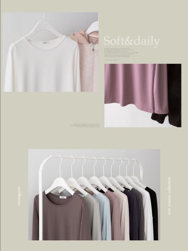 韓｜COR〃九色彈性微刷毛發熱衣｜F 韓國製上衣
韓國製打底衫
內刷毛上衣
磨毛上衣
保暖上衣
彈性上衣
長袖打底
素面上衣
百搭長袖
秋冬上衣
韓國製長袖T
內磨毛T恤