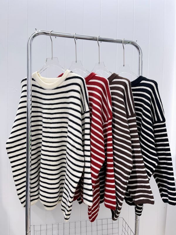 05121310｜秋冬〃026四色親膚羊絨長版條紋針織衫｜F 條紋針織毛衣
韓系條紋上衣
寬鬆長版毛衣
親膚針織
羊絨感毛衣
顯瘦針織上衣
秋冬毛衣
百搭針織
日常基本款
條紋長袖