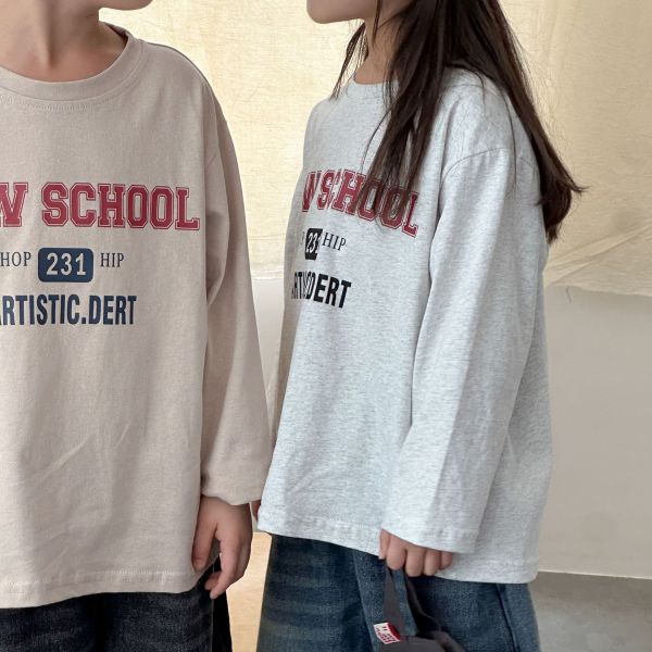 05073101┃兄妹家秋〃250578兩色NEWSCHOOL字母T┃80-150┃250810結單 