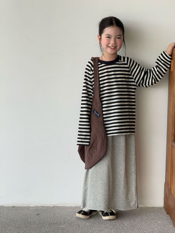 05081416┃BOBO家秋〃2530兩色落肩條紋T┃90-150/F┃250825結單 