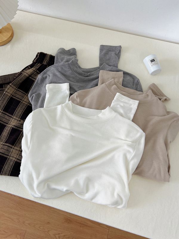 05112901｜RJ秋冬〃8726七色小立領天絲羊毛內搭衫｜M-L 棉羊毛打底衫
天絲上衣
高彈內搭
秋冬保暖衣
ML打底衫
棉羊毛天絲
百搭上衣
內搭長袖