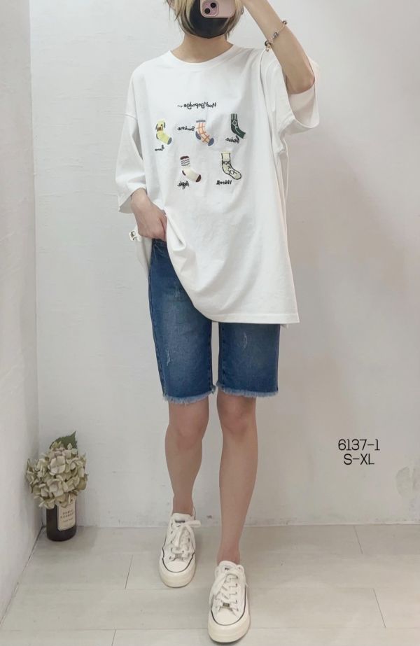 台┃夏〃6137毛邊牛仔短褲┃S-XL┃0410結單 