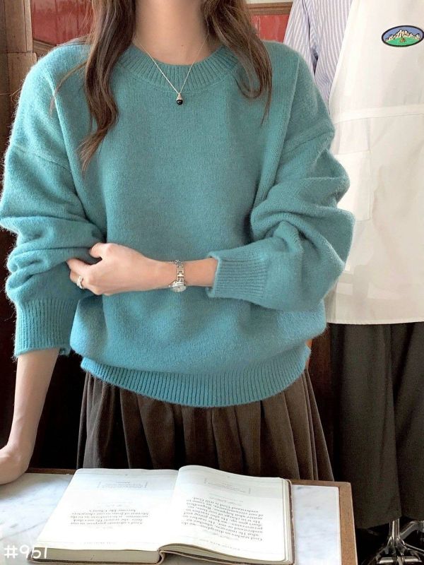 05110701┃秋冬〃951多色針織毛衣 毛毛上衣、糖果色毛衣、針織上衣、韓版毛衣、短版毛衣、寬鬆毛衣、冬季上衣、柔軟針織衫、氣質上衣、百搭毛衣