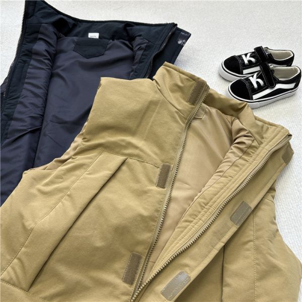 05121204｜CTX家秋冬〃2587立領保暖小標背心｜110-165 中大童馬甲, 兒童棉馬甲, 童裝背心, 男童背心, 鋪棉背心, 秋冬童裝, 戶外童裝, 立領背心, 保暖背心, 中大童外套