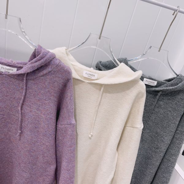 05121312｜秋冬〃3010三色羊絨抽繩連帽毛衣｜F 連帽針織毛衣
羊絨感毛衣
抽繩帽T毛衣
寬鬆長版毛衣
顯瘦針織上衣
秋冬針織
韓系休閒毛衣
針織連帽上衣
熱賣回歸款
洋裝式毛衣