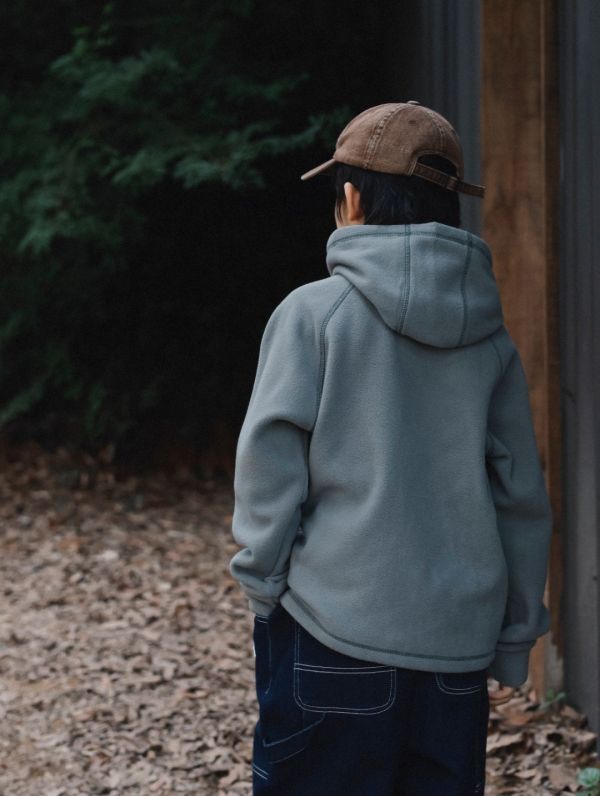 05110708┃猿寶家秋冬〃8083山系撞色車線抓絨連帽T┃110-170 童裝帽T、抓絨帽T、山系童裝、秋冬保暖上衣、男童帽T、女童衛衣、韓版童裝、戶外童裝、親膚刷毛