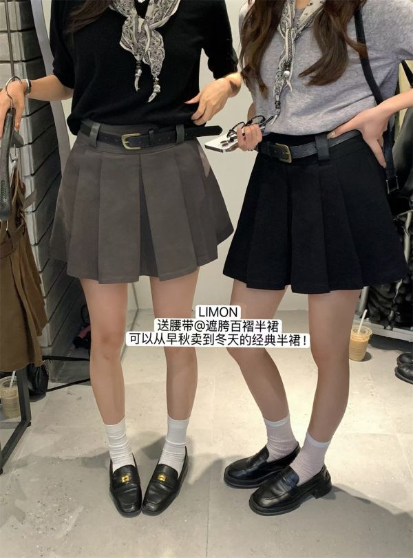 05081103┃LEMON秋〃1118三色百褶半身裙┃S-L┃250825結單 