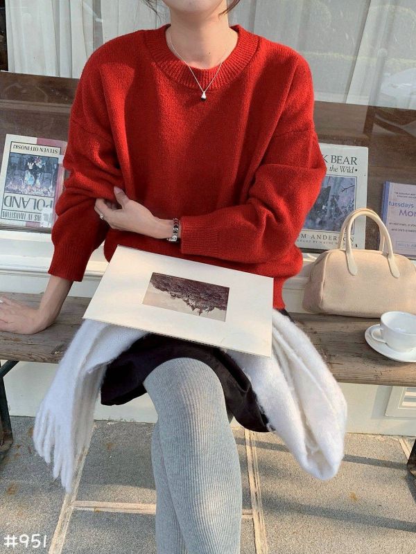 05110701┃秋冬〃951多色針織毛衣 毛毛上衣、糖果色毛衣、針織上衣、韓版毛衣、短版毛衣、寬鬆毛衣、冬季上衣、柔軟針織衫、氣質上衣、百搭毛衣