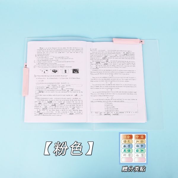 05073105┃A3A4雙桿考卷夾(5色一組)┃F┃250810結單 