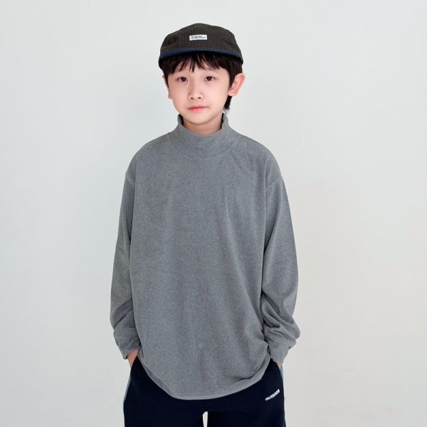 05121112｜CTX家秋冬〃2586純色半高領T｜110-165 兒童打底衫
高領上衣
兒童秋冬上衣
男女童長袖
親膚保暖
彈力上衣