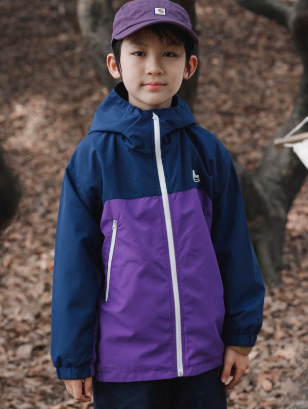 05110703┃猿寶家秋冬〃7068山系拼接夾棉連帽外套┃110-170 童裝外套、防風外套、連帽外套、拼色風衣、韓版童裝外套、男女童外套、秋冬外套、防潑水夾克、親子裝外套