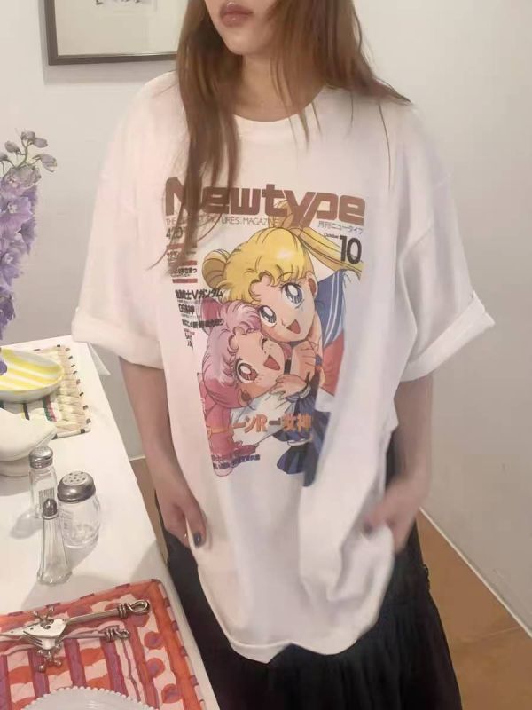05040804┃依澤家夏〃5563八色美少女戰士印花T┃F┃0410結單 