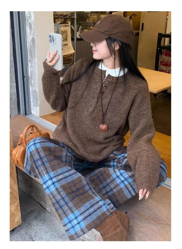 05112308｜秋冬〃三色毛呢格子闊腿褲｜S-XL 格紋寬褲

毛呢寬褲

秋冬長褲

顯瘦寬褲

直筒長褲

韓系寬褲

女裝毛呢褲

寬鬆百搭褲

休閒寬褲

加長版長褲

常規版長褲

寒冬保暖褲

藍色格紋褲

咖色格紋褲

黑色格紋褲

S-XL 女裝長褲

遮胯遮腿褲

顯高顯瘦褲