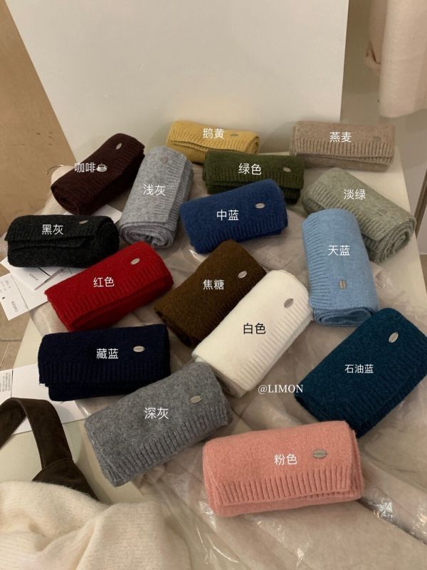 05110603┃LEMON〃1197小銀標純色混紡羊毛圍巾 羊毛圍巾、針織圍巾、保暖圍巾、素色圍巾、秋冬圍巾、韓版圍巾、情侶圍巾、禮物圍巾、柔軟圍巾、冬季配件