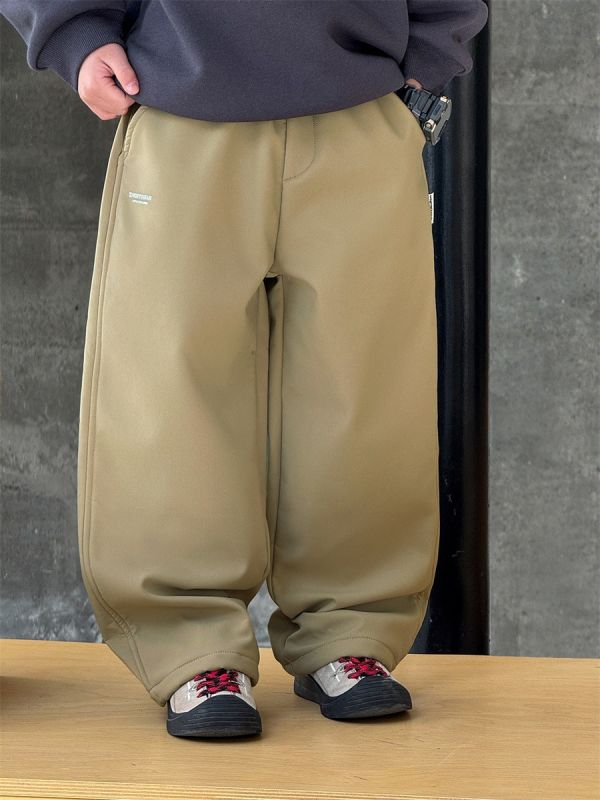 05120509｜ZNF秋冬〃9638防水加絨休閒褲｜110-170 童裝登山褲, 兒童刷毛褲, 防水褲, 軟殼褲, 童裝保暖褲, 加絨彎刀褲, 戶外褲, 防風防寒褲, 男童長褲, 女童長褲, 秋冬童裝, 登山健行褲, 童裝機能褲