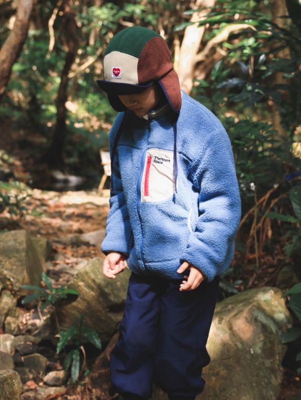 05120510｜猿寶家秋冬〃9023拼色搖粒絨雷鋒帽｜F 兒童雷鋒帽, 飛行帽, 保暖帽, 加絨帽, 護耳帽, 拼色帽, 冬季童帽, 防寒帽, 韓系童帽, 兒童造型帽, 戶外帽, 童帽推薦