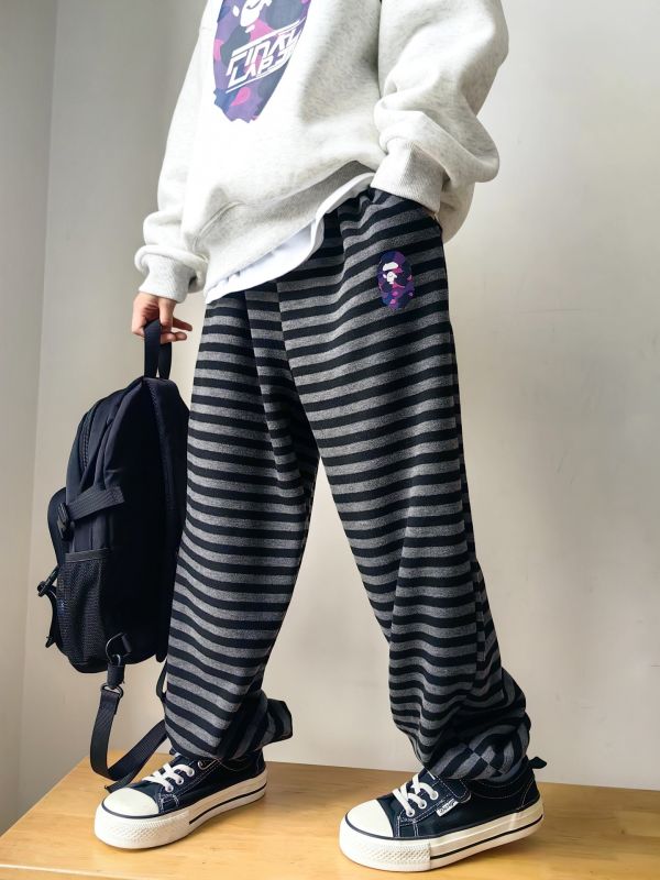 05112611｜CF冬〃CK120加絨條紋褲｜120-175 兒童長褲
加絨長褲
糯糯褲
兒童條紋褲
兒童保暖褲
冬季兒童褲
男童長褲
女童長褲
兒童厚褲
內刷毛長褲
寬鬆休閒褲
保暖衛褲
童裝秋冬