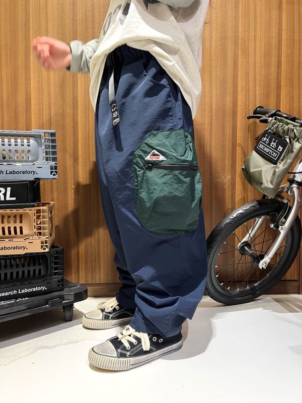 05081708┃BRT家秋〃兩色三角貼標撞色口袋褲┃110-170┃250825結單 