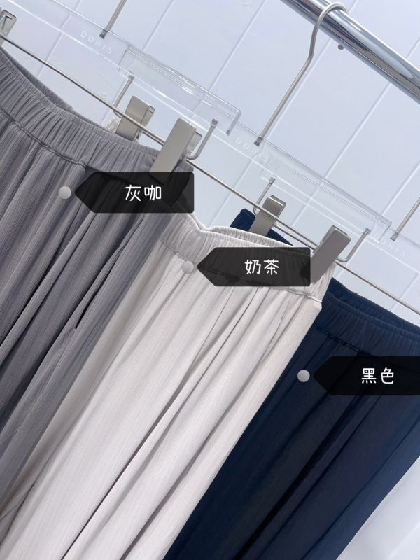 台┃夏〃93020涼感冰絲坑條抖抖褲┃F┃0425結單 