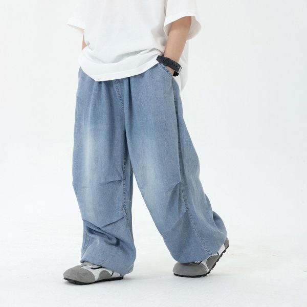 05040713┃CB家夏〃XK013冰絲牛仔防蚊褲┃100-160┃0410結單 