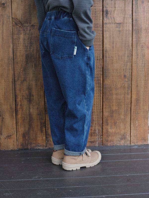 05110715┃猿寶家秋冬〃4168復古水洗牛仔褲┃110-170 童裝牛仔褲、山系童裝、休閒長褲、厚磅牛仔褲、秋冬童裝、男童褲、女童褲、丹寧寬褲、戶外風童裝、韓風童裝