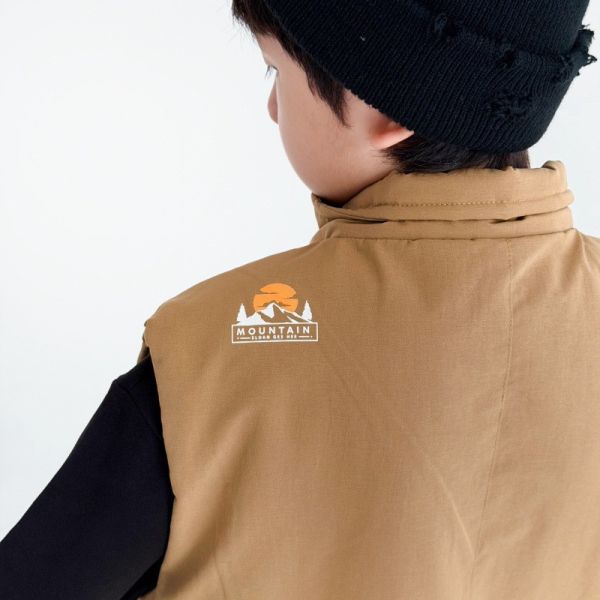 05121204｜CTX家秋冬〃2587立領保暖小標背心｜110-165 中大童馬甲, 兒童棉馬甲, 童裝背心, 男童背心, 鋪棉背心, 秋冬童裝, 戶外童裝, 立領背心, 保暖背心, 中大童外套