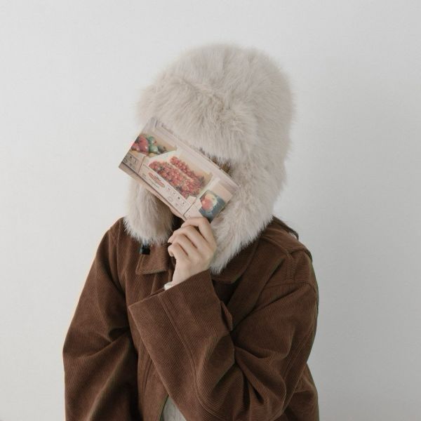 韓｜uniion〃六色毛毛帽｜F 毛毛飛行帽, 護耳帽, 冬季保暖帽, 童帽, 親子帽, 韓系帽子, 秋冬配件, 毛毛帽, 可愛飛行帽, 冬天帽子