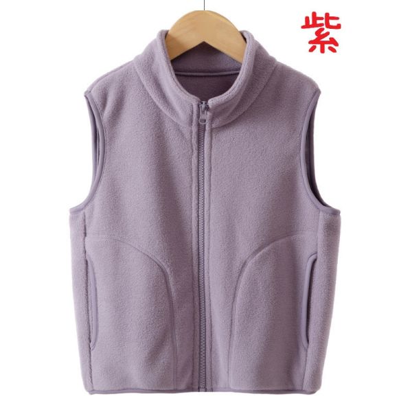 05120602｜秋冬〃51101七色立領搖粒絨背心｜90-180 兒童刷毛背心
10A抗菌背心
兒童保暖背心
科技抗菌背心
立領刷毛背心
秋冬內搭背心
打底背心
男女童保暖背心
防寒刷毛背心