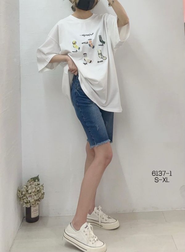 台┃夏〃6137毛邊牛仔短褲┃S-XL┃0410結單 