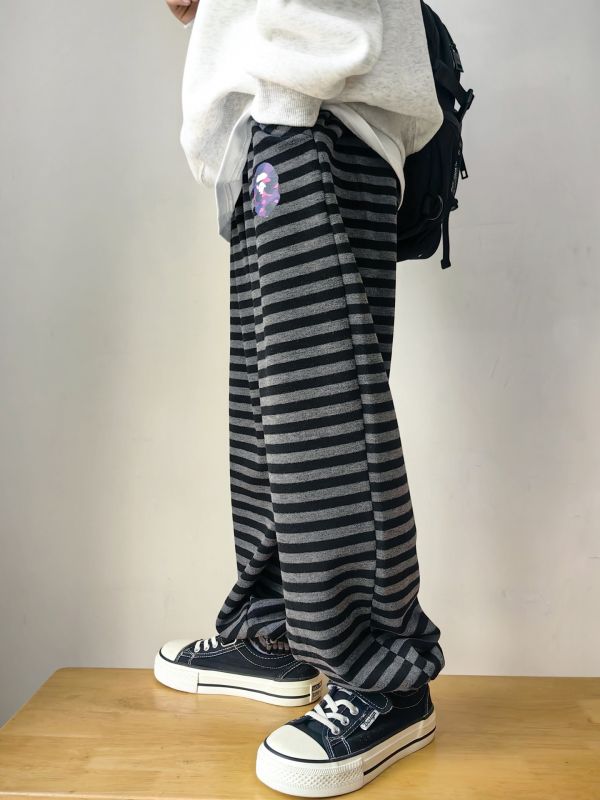 05112611｜CF冬〃CK120加絨條紋褲｜120-175 兒童長褲
加絨長褲
糯糯褲
兒童條紋褲
兒童保暖褲
冬季兒童褲
男童長褲
女童長褲
兒童厚褲
內刷毛長褲
寬鬆休閒褲
保暖衛褲
童裝秋冬