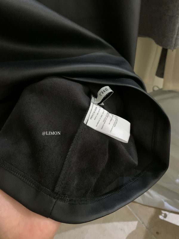 05110602┃LEMON〃9278復古磨毛PU皮裙┃S-L PU皮裙、皮質長裙、A字長裙、內刷毛裙、秋冬長裙、韓系穿搭、氣質半身裙、保暖皮裙、高腰長裙、THE LIMON