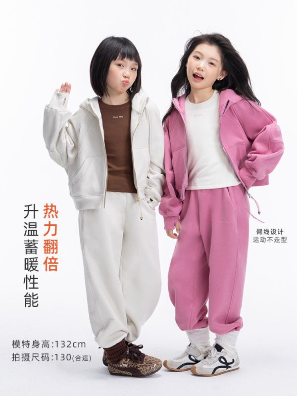 05110505┃CLARA秋冬〃K092六色加絨運動褲┃120-170 童裝厚棉褲、兒童運動褲、縮口長褲、磨毛保暖褲、冬季童裝、韓版中性褲、親子褲、CLARA GIRLS、秋冬童褲、中大童長褲