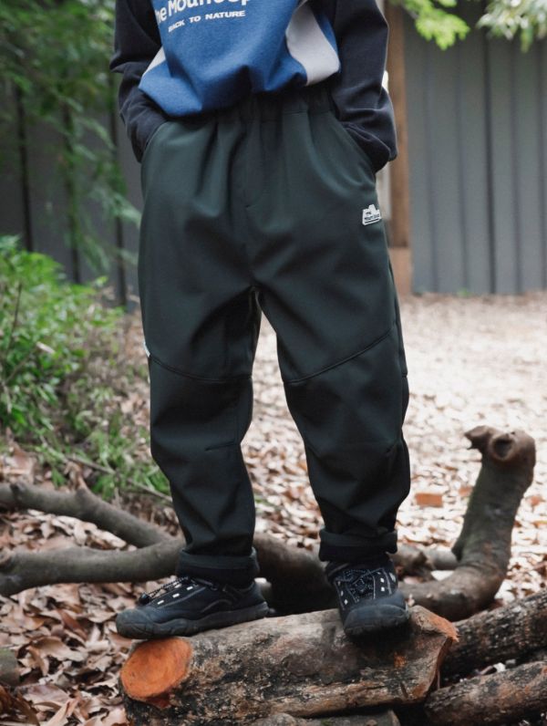 05110712┃猿寶家秋冬〃3188山系刺繡加絨休閒褲┃110-170 童裝長褲、防潑水褲、山系童裝、男童褲、女童褲、戶外童裝、登山褲、防風褲、秋冬褲子、機能童裝