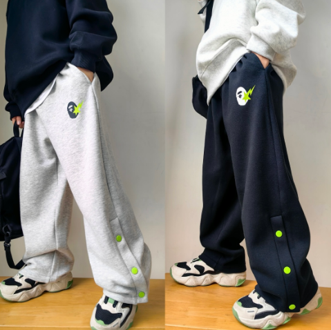 05112609｜CF冬〃CK121兩色加絨開扣運動褲｜120-175 兒童衛褲
不倒絨長褲
加絨保暖褲
男童女童秋冬褲
開扣休閒褲
加厚運動褲