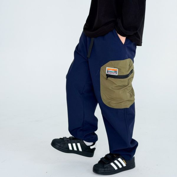 05121201｜CTX家秋冬〃2588撞色加絨防水衝鋒褲｜110-165 中大童工裝褲, 童裝加絨褲, 兒童刷毛長褲, 冬季童褲, 戶外風童裝, 男童長褲, 女童長褲, 保暖童裝, 中大童秋冬, 童裝工裝風