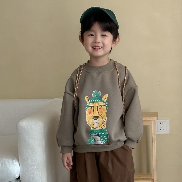 05111602┃兄妹家秋冬〃250603四色卡通動物加絨印花T┃80-150 兒童刷毛大學T

兒童厚刷毛上衣

動物插畫上衣

保暖童裝

兒童圓領長袖

80-150童裝

男童上衣

女童長袖上衣

冬季保暖上衣

厚款大學T

可愛動物童裝