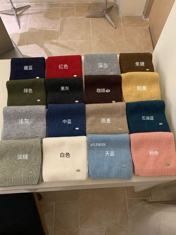 05110603┃LEMON〃1197小銀標純色混紡羊毛圍巾 羊毛圍巾、針織圍巾、保暖圍巾、素色圍巾、秋冬圍巾、韓版圍巾、情侶圍巾、禮物圍巾、柔軟圍巾、冬季配件