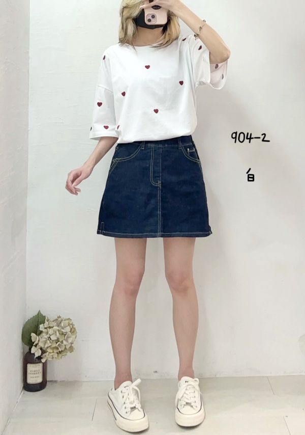 台┃夏〃904愛心刺繡上衣┃4色┃0410結單 