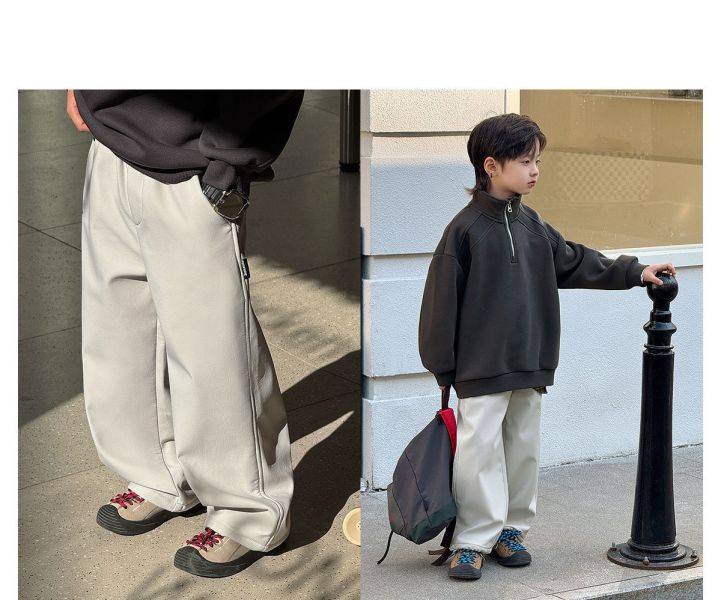 05120509｜ZNF秋冬〃9638防水加絨休閒褲｜110-170 童裝登山褲, 兒童刷毛褲, 防水褲, 軟殼褲, 童裝保暖褲, 加絨彎刀褲, 戶外褲, 防風防寒褲, 男童長褲, 女童長褲, 秋冬童裝, 登山健行褲, 童裝機能褲