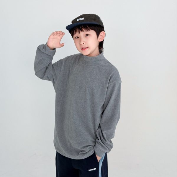 05121112｜CTX家秋冬〃2586純色半高領T｜110-165 兒童打底衫
高領上衣
兒童秋冬上衣
男女童長袖
親膚保暖
彈力上衣