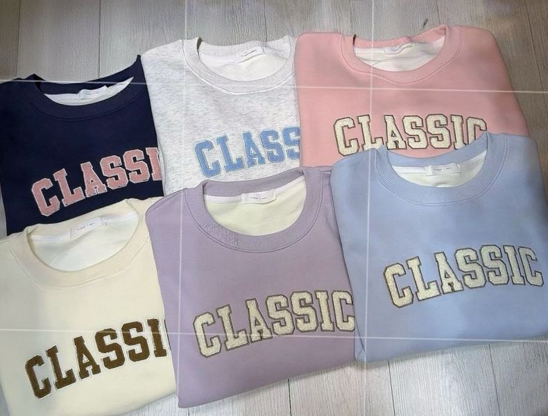 05120603｜秋冬〃6898韓系字母短版加絨大學T｜F 加絨衛衣, 刷毛衛衣,