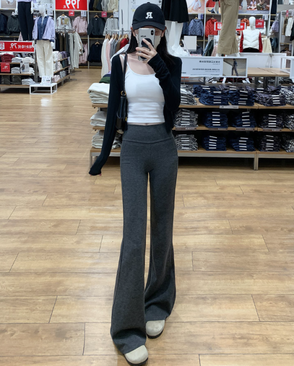 05112711｜秋冬〃加絨微喇叭褲｜S-XL 加絨喇叭褲
高腰顯瘦褲
冬季加厚褲
彈力瑜伽褲
保暖長褲
女神顯瘦褲