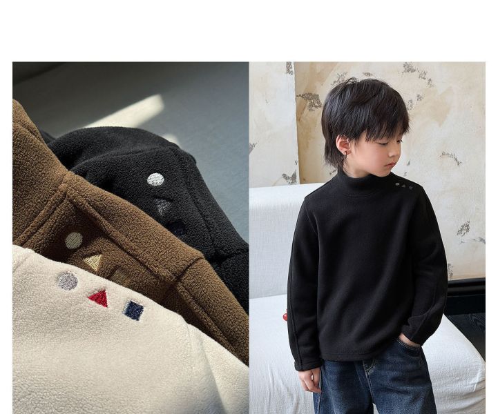 05111801｜ZYF家冬〃9505半高領奧粒絨上衣｜110-175 兒童打底衣

半高領上衣

420G 加厚

雙面奧粒絨

保暖打底衫

男女童長袖

冬季內搭

兒童保暖衣

親膚上衣

110-175cm