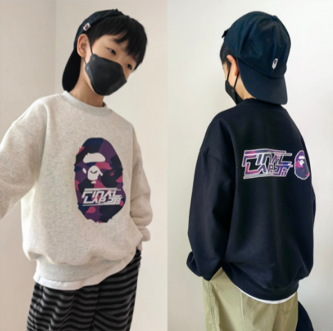 05112612｜CF冬〃CK120加絨猿人頭T｜120-175 童裝衛衣、一體絨衛衣、不倒絨大學T、加厚保暖上衣、兒童大學T、冬季衛衣、寬鬆版衛衣、加絨上衣、男童上衣、女童上衣、保暖棉T、秋冬童裝、純色衛衣、親子上衣、學生衛衣、加厚外套