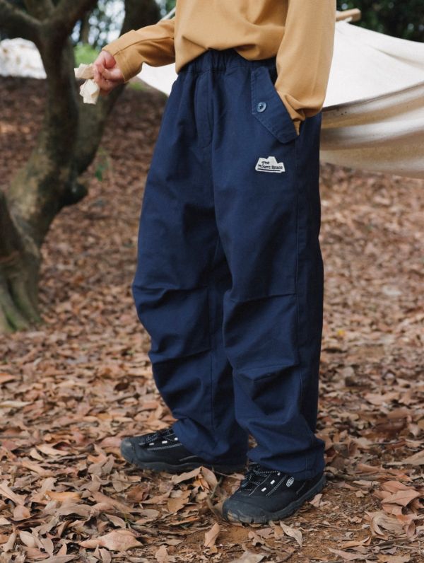 05121105｜秋冬〃3189兩色耐磨防風加絨傘兵褲｜110-170 兒童工裝褲, 加絨長褲, 冬季加厚褲, 山系童裝, 保暖長褲, 寬鬆工裝褲, 中大童長褲, 戶外褲, 刷絨褲, 兒童冬裝褲, TheMountSpace