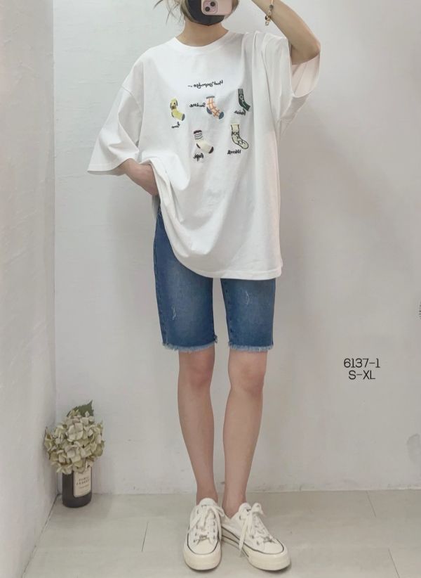 台┃夏〃6137毛邊牛仔短褲┃S-XL┃0410結單 