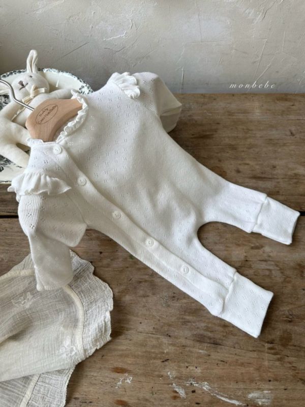 Shell荷葉領寶寶連身衣 