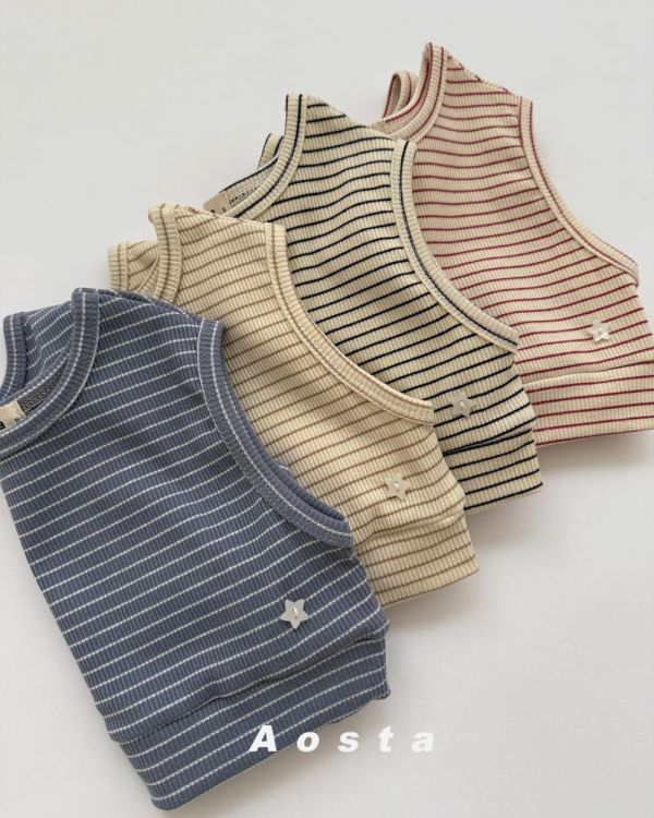 橫紋小背心 