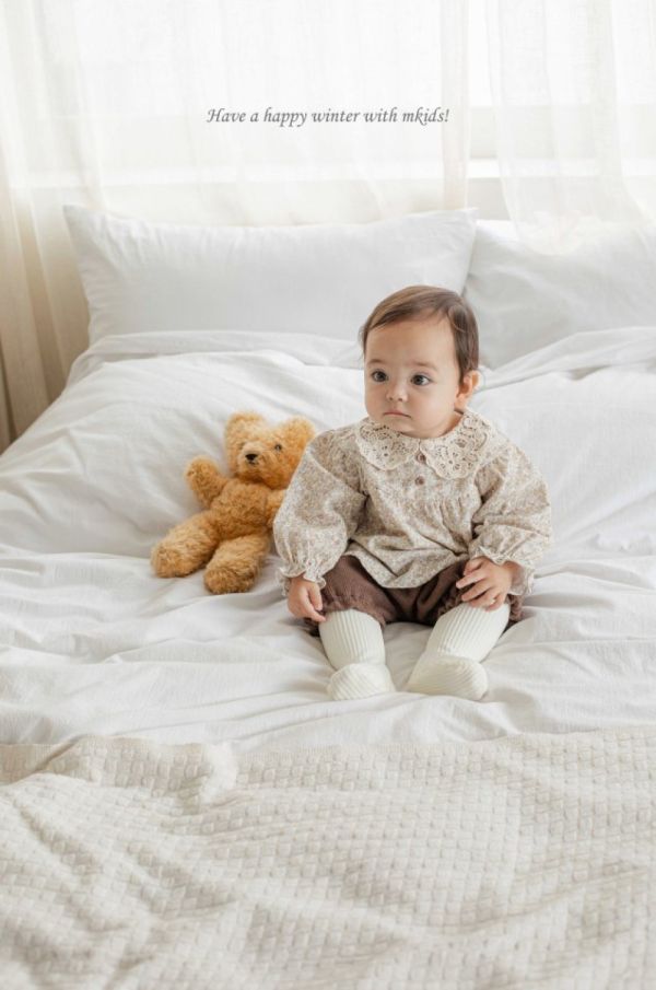 田園小碎花套裝 