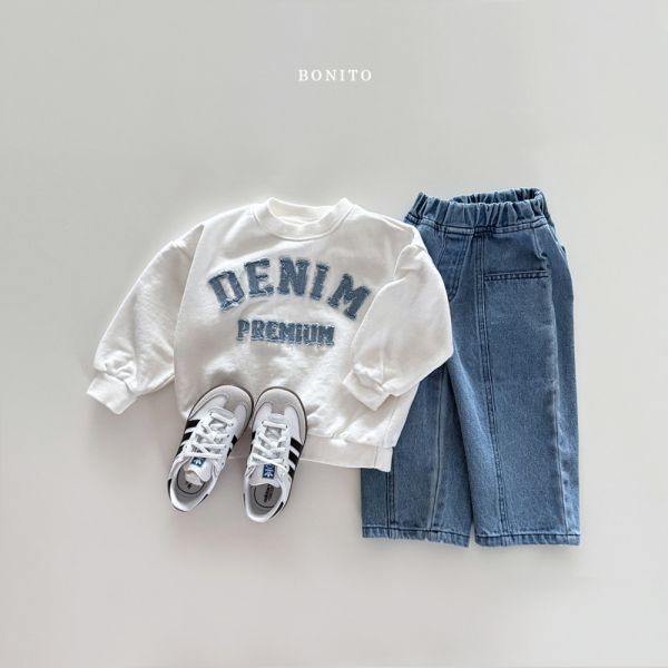 親子裝系列 Denim 長袖衛衣 